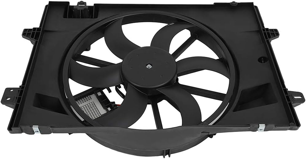 cciyu Radiator or Condenser Cooling Fan Fit for 2006 2007 2008 2009 2010 2011 for Ford Crown Victoria for Lincoln Town Car Mercury Grand Marquis