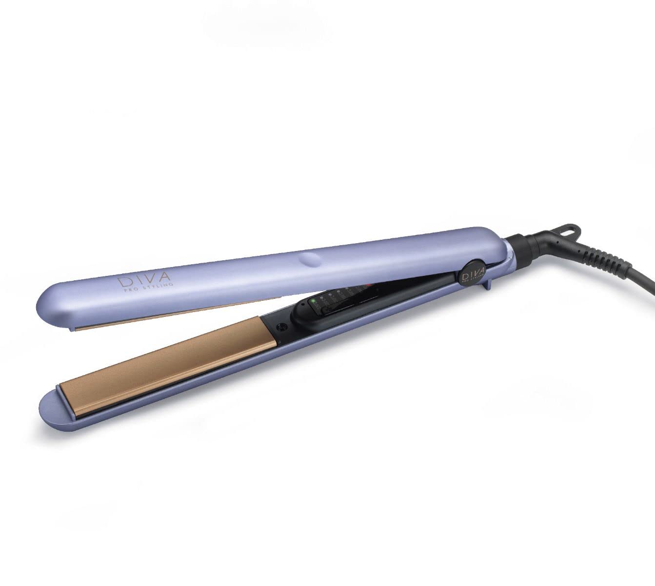 Diva Pro Styling Elite Straightener Tahitian Moon with Macadamia Argan Oil and Keratin Infused Ceramic Plates