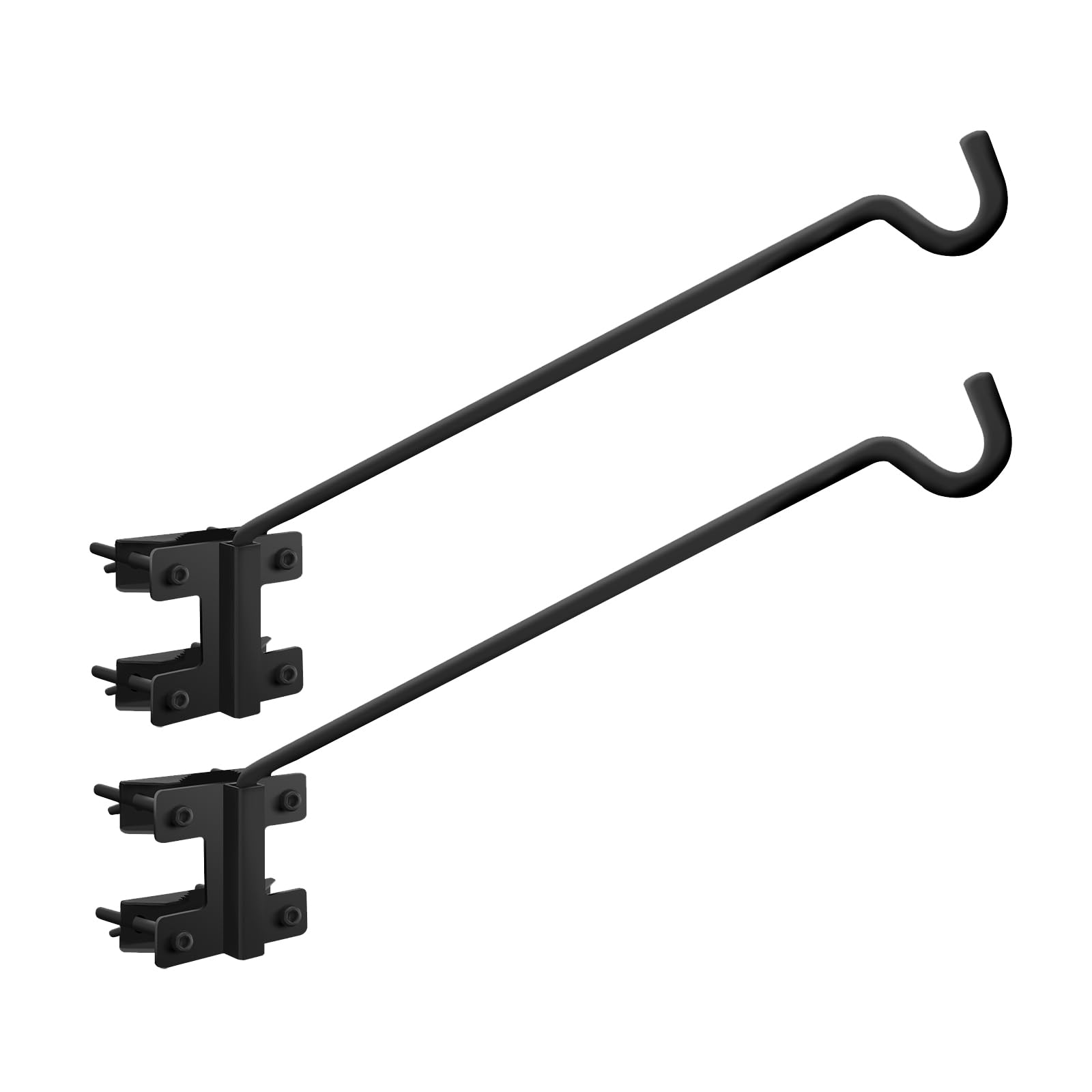 BSWAN Steel Deck Hook Rail for Hanging Plants, Flower Baskets, Wind Chimes, Bird Feeders, Outdoor Lights
