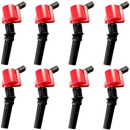 Rev IgnitionHigh Performance Ignition Coil Set of 8 4.6L / 5.4L V8 SOHC FD503, DG508 F-150, Mustang