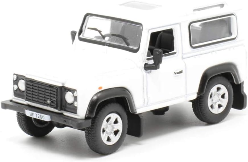Oxford Diecast 1:76 Land Rover Defender 90 Station Wagon White (HK Reg) Collectable model 76LRDF012