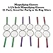 Magnifying Glasses Assorted Colors Handheld 4 1/4 Inch Magnifying Glasses Toys for Kids Party Favors Birthday Parties School (24 Pack)