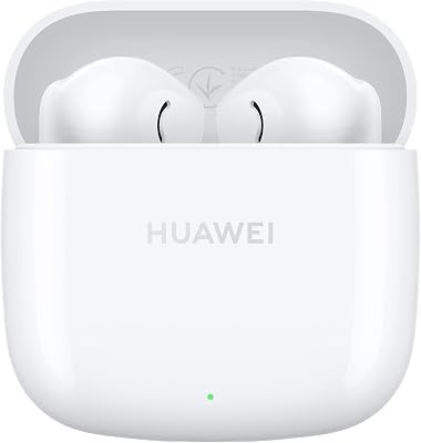 FreeBuds SE 2, Durata della Batteria fino a 40 Ore, IP54 Resistenti a Polvere e Schizzi, Connessione Robusta Bluetooth 5.3, Audio Stabile, IOS e Android, Bianco
