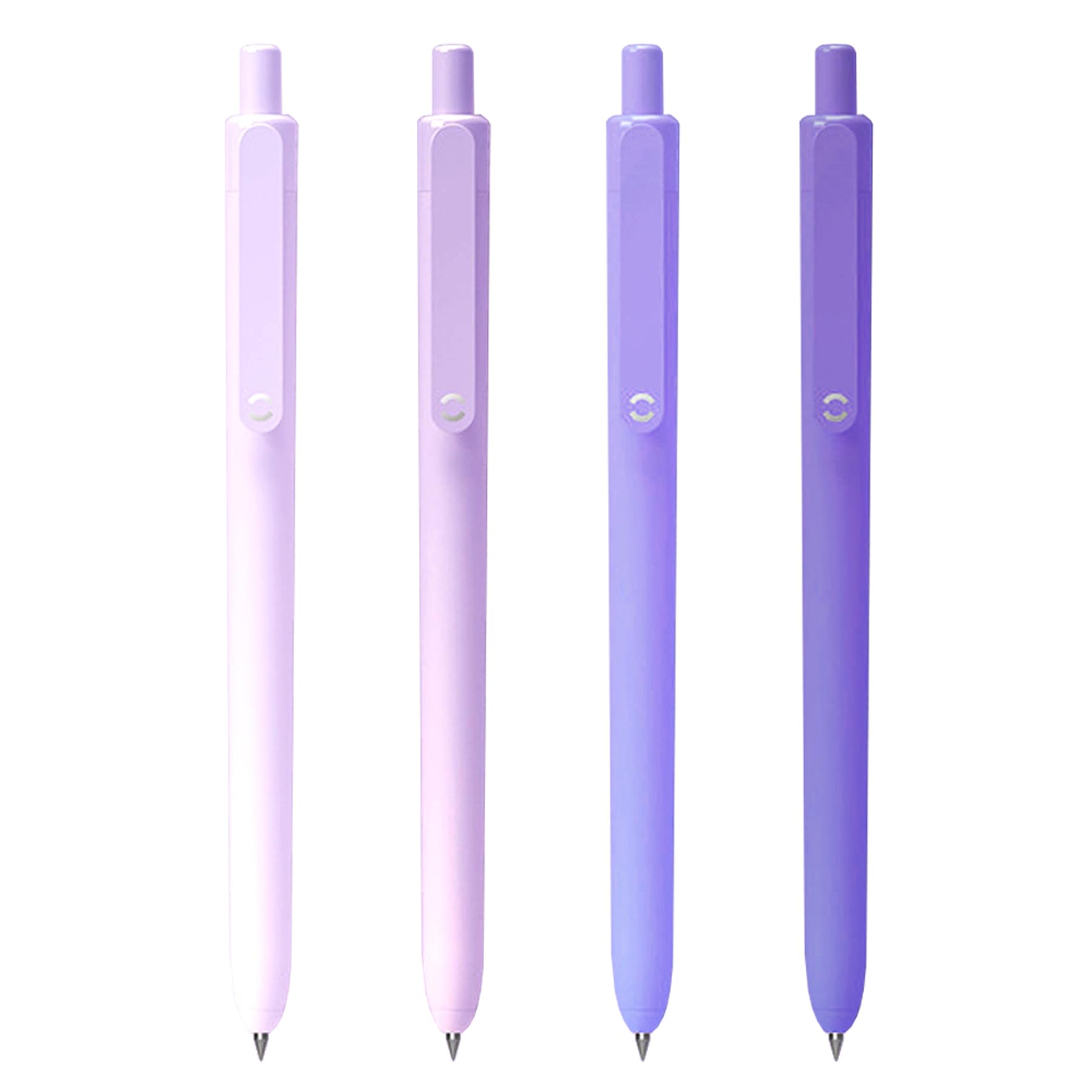 HeTaoCat 0.5mm Fine Point Retractable Gel Ink Pens (Purple)