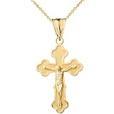 Fine 14k Yellow Gold Greek Orthodox 