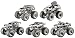 Hot Wheels Monster Jam 25th Anniversary Collection Mohawk Warrior Die-Cast Vehicle, Silver