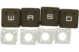 Replacement Keycaps Keys Scissor Clips Hinges for MSI Cyborg 15 AI A1V/A1VFK/A1VEK, Raider GE68 GE68HX GE78 GE78HX MS-15M1 MS