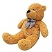 24 inch Big Cute Teddy Bear Plush Animals for Girl Children Girlfriend Valentine's Day White 60cm (Brown)