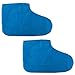 Pana® Brand Reusable *BLUE* Thermal Cloth Insulated Booties with Velcro for Paraffin Wax Heat Therapy Spa Treatments/Self Tanning