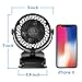 Battery Operated Clip on Fan and Desk Fan 2 in 1, Rechargeable Battery Fan Portable Baby Stroller Fan, USB or Battery Powered, Small Personal Fan with 4 Speeds for Office, Dorm and Outdoor Activity