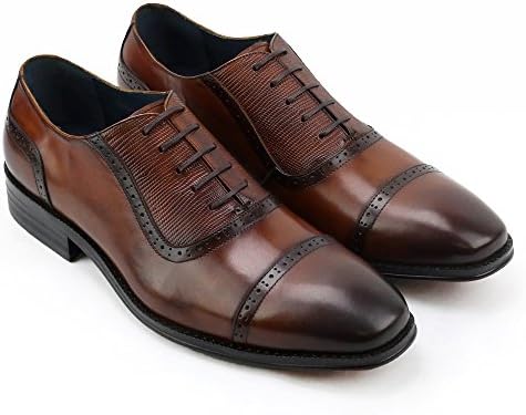 Vintage Foundry Mens Cap Toe Shoe TAN 10