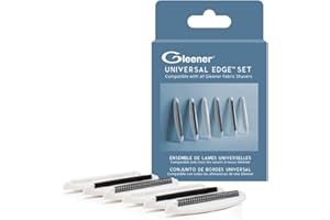 GLEENER Universal Replacement Edge Set for All Gleener Fabric Shavers (Variety Pack Edges 1, 2 & 3) - Pack of 6