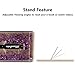 J4 2018 Case Creative Flowing Liquid Glitter Quicksand Scalable Ring Buckle Shock Absorbing with Kickstand Feature Soft Bumper Protective Cover for Samsung Galaxy J4 (2018) J400. Y Liquid Purple