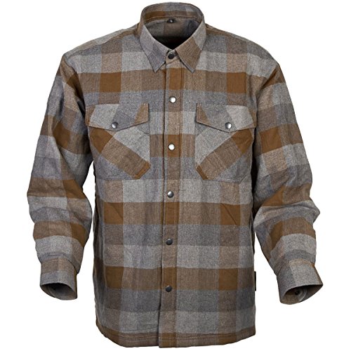 Scorpion covert flannel shirt - x-large/brown/tan