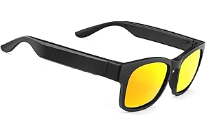 GELETE Smart glasses Smart Audio Glasses Wireless Bluetooth Sunglasses Polarized sunglasses IPX4 Waterproof
