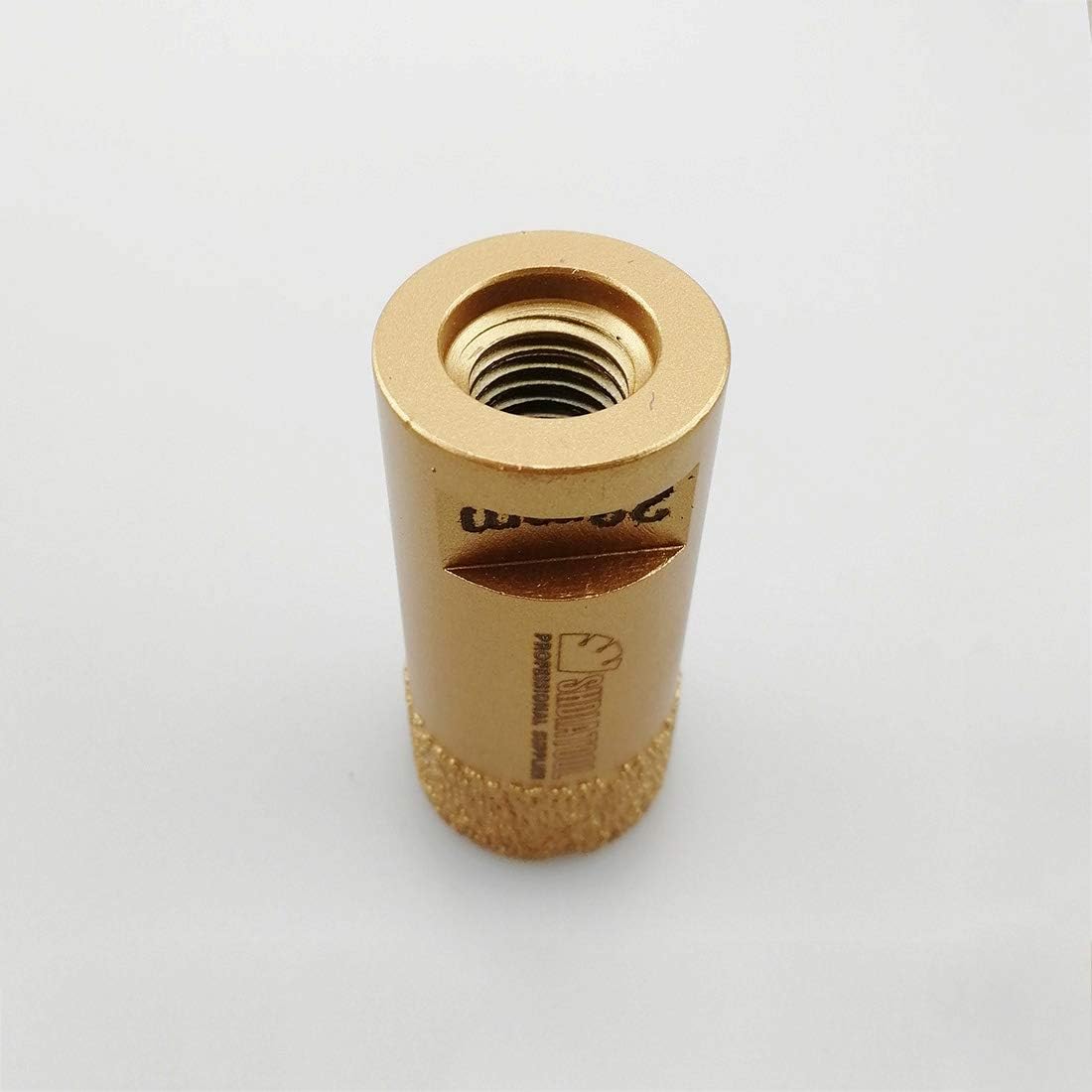 SHDIATOOL Diamond Drill Core Bit Diameter 28mm for Porcelain Tile Granite Marble Dry Drilling, Golden - Image 5