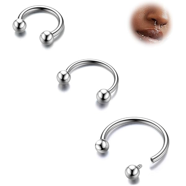 Amazon.com: Snake Eyes Tongue Ring Piercing 16G 14mm Surgical Steel :  Clothing, Shoes & Jewelry