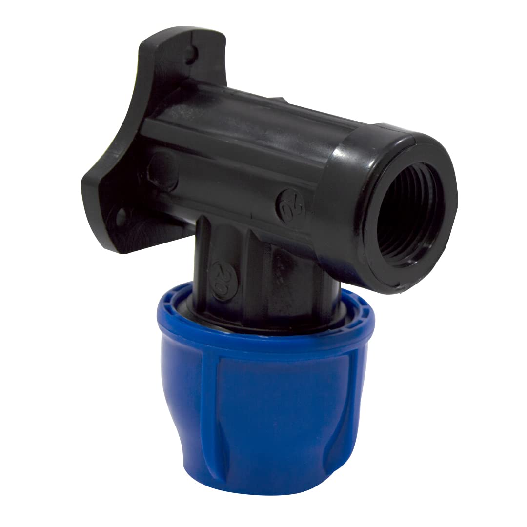 S&M 's & m Nozzle Tap Elbow 20 mm x 1/2 – BLACK AND BLUE