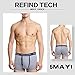 5Mayi Mens Underwear Boxer Briefs Sports Cotton Underwear Men Pack Of 5, M Underwear For Men With Open Fly