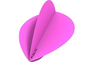 Ruthless R4X | 100 Micron Premium Extra Strong Dart Flights, Pear Shape, Multiple Set Sizes and Multiple Colours