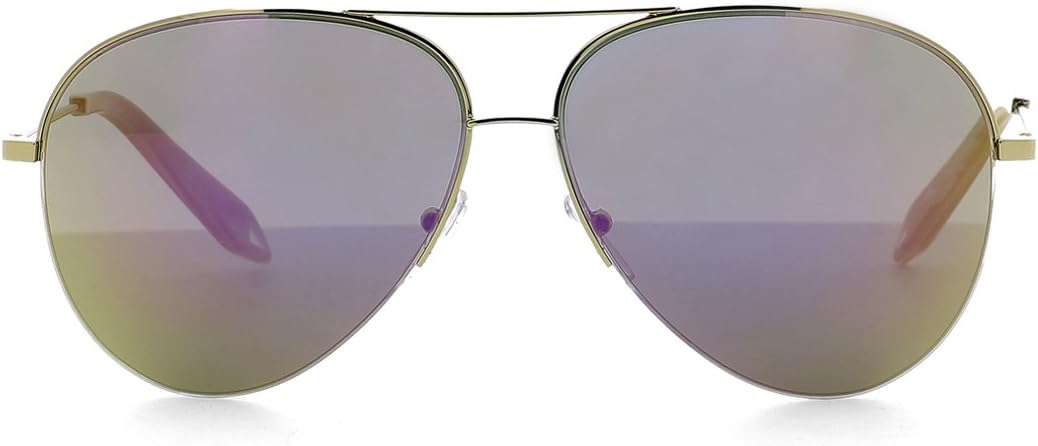 Victoria Beckham Women's VBS90C05 Multicolor Metallic Fibers Sunglasses