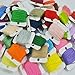 200 Pieces Plastic Floss Bobbins - Cross-Stitch Thread Bobbins Card Thread Holder, Craft DIY Sewing Storage, White