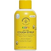 Beekeeper's Naturals Propolis Honey Cough Syrup Daytime for Kids Immune Support with Elderberry, Vitamin C, Vitamin D & Raw H