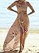 ZESICA Women's Off the Shoulder Floral Print Split Beach Party Maxi Dress,Pink,X-Large