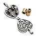 Cathedral Art Paw Prints on My Heart Pet Memorial Picture Frame, 2.25-inch by 2.5-inch Photo, Silver
