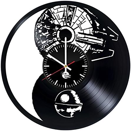 Handmade Vinyl Wall Clock Star Wars Darth Vader Jedi Order Falcon Millenium Galax Handmade Vinyl Record clock