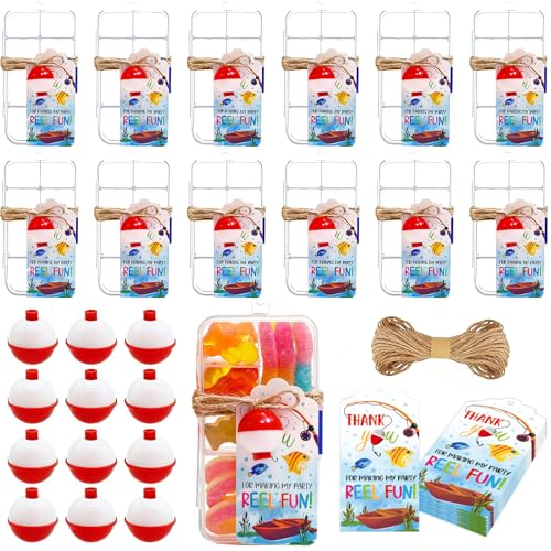 12 Fishing Tackle Boxes Party Favors