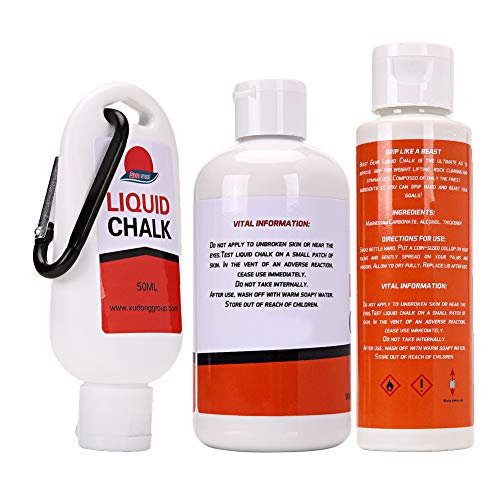 Togear Liquid Chalk, Sports Chalk, Weightlifting Chalk,Gym Chalk,Work Out Chalk Liquid Fit Grip, Rock Climbing Chalk, Chalk in a Bottle(100ml / 3.52 OZ)