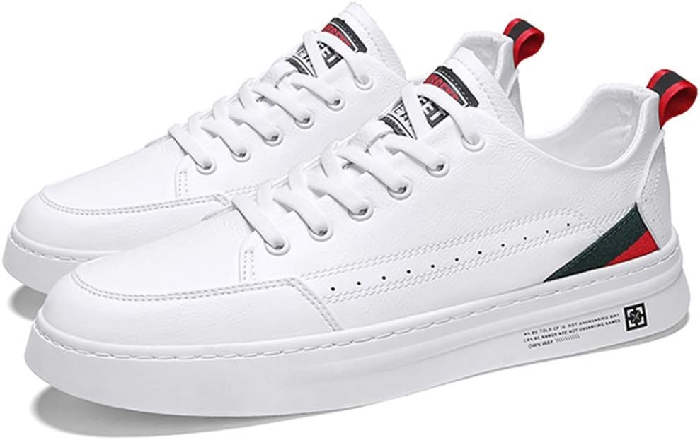 white shoes with colorful bottom