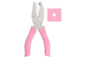 Handheld 1/8 Inch Middle Circle Metal Single Hole Paper Punch Puncher