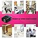 Costyle 4-Pack 5V/2.0Amp Dual USB 2-port Easy Grip Home Travel Wall Charger Adapter for iPhone SE 6S 6 Plus, iPad Mini, Samsung Galaxy S7 edge, HTC One, LG and Most Device-Silver Gold Blue Rose