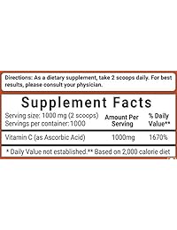 Micro ingredientes puro ácido ascórbico (Vitamina C) en polvo – Boost sistema inmunológico