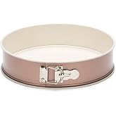 Patisse Ceramic Series Round Springform with double non-stick ceramic coating, 9-1/2"/24cm, White/Copper