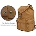 CADeN Canvas Vintage Camera Bag Backpack, Photography Lightweight Daypack Waterproof Anti-Theft 1 Camera 3 Lens Rucksack DSLR SLR Case Compatible for Nikon Canon Sony Men Women Kakhi