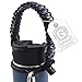Gearproz Paracord Handle for Wide Mouth Water Bottles - Compatible with Hydroflask, Iron Flask, Thermoflask, Takeya, 12 to 64 oz - Reusable Water Bottle Accessories Handle Survival Cord (Blue Camo)