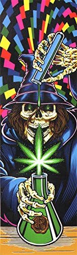 Paisley Skates Skateboard Sticker - Rolling Hills Art by Sean Cliver - 17.5cm high approx. OFFICIAL NOT FAKE weed ganja spliff marijuana bong skunk 420