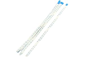 uxcell 10Pcs FFC FPC Ribbon Cable B Type 0.5mm Pitch 10 Pin AWM 80C 60V Flexible Flat Cable 200mm