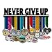 Believe&Train Never Give Up - Motivational Medal Hanger