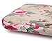 KAYOND KY-41 Canvas Fabric Sleeve for 13.3-inch Laptops - Peony Patterns (13.3, Apricot Peony)