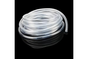 SOOGE 25-Feet-Long Clear Vinyl Tubing Flexible PVC Tubing Food Grade.for Home Brewing, Beer Line, Aquaponics versatility and the ability to be used in a wide range of applications. (1/4" I.D x 3/8" O.D)