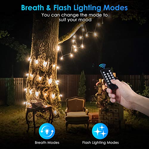 Outdoor Dimmer, 240W String Light Dimmer, Wireless RF Smart Plugin