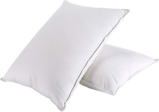 Amazon Com Peace Nest Soft White Down And Feather Fiber Pillows
