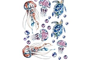 XPRESSIONDECALS Sea Blue Turtles - 85859 - Ceramic Decal - Enamel Decal - Glass Decal - Waterslide Decal - 3 Different Size Sheet (Images) to Choose from. Choose Either Ceramic (Enamel) or Glass Fusing Decals