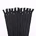 Renashed Nylon #3 Invisible Zippers 45pcs 21.5 Inch for Tailor Sewer Sewing Craft Crafter's Special Black