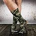 No-Slip Cool Camo Athletic Treaded Gripper Boot Socks for Hunting/Outdoors