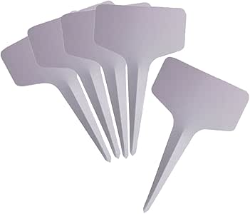 Amazon.com: T Plant Label 100 PCS Plastic T Shaped Gardening Labels Marking Tags for Seeds ...